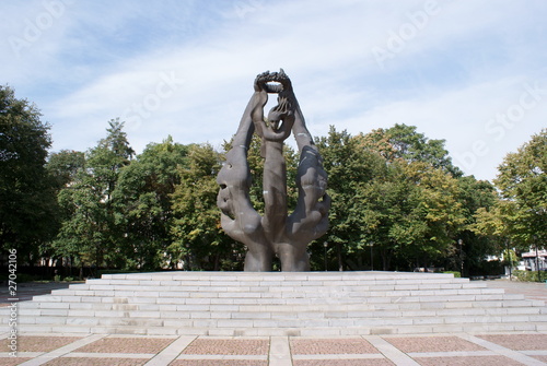 Quadro em tela Plovdiv - Unification Monument