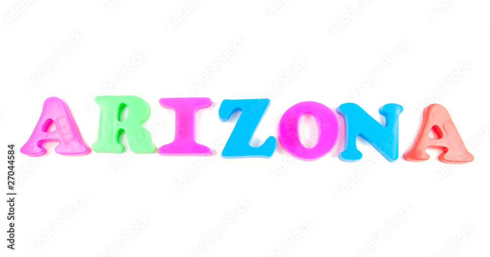 arizona written in fridge magnets arizona written in fridge magnets