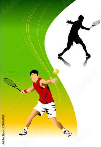 tennis in red