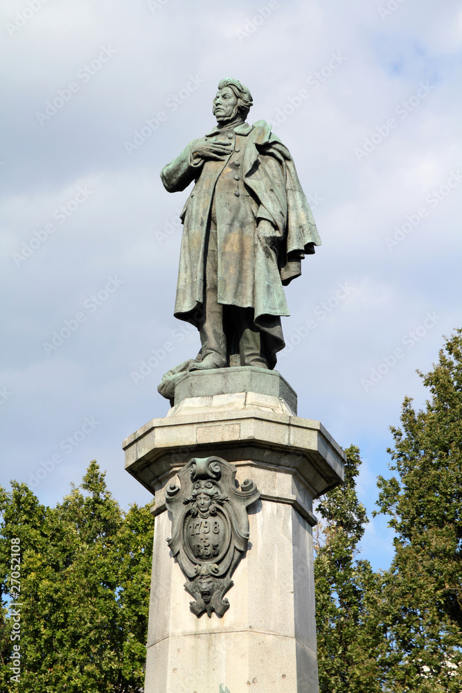 Warsaw - Adam Mickiewicz statue