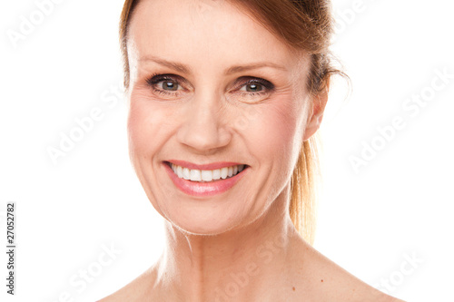 beautiful middle-aged woman