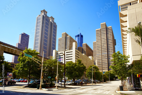 Skyscrapers in midtown. Atlanta, GA.