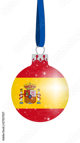 Weihnachtskugel Spanien