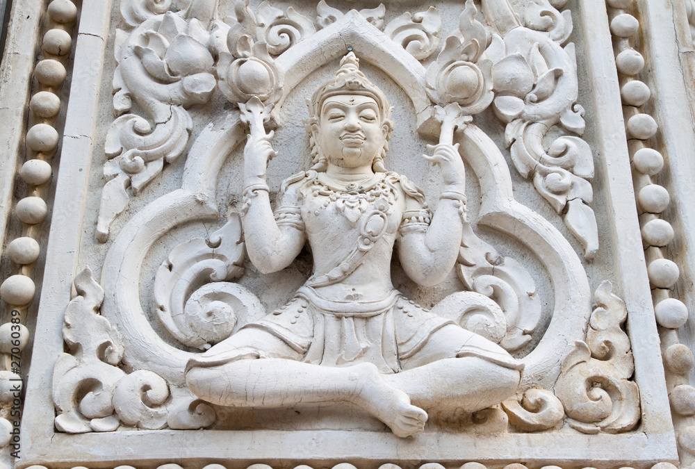 Sculpture in Thai style molding art