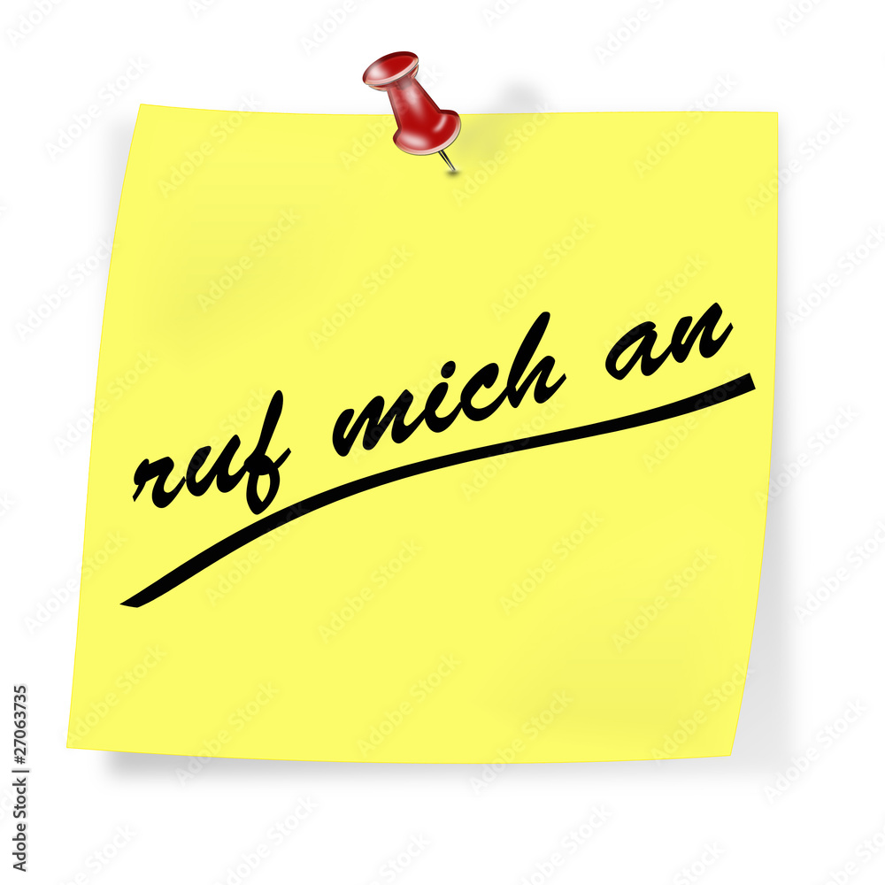 Bitte um Rückruf StockIllustration Adobe Stock