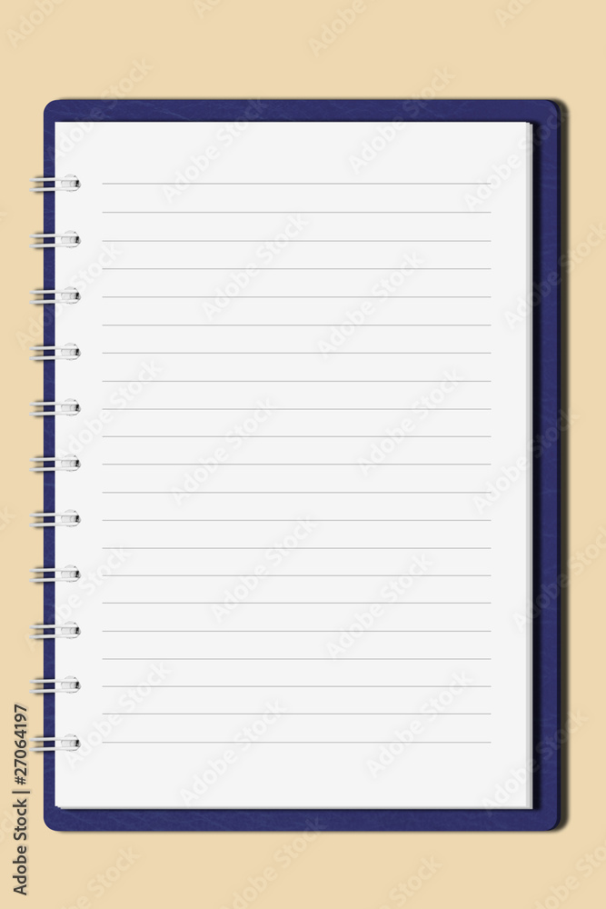 Blank notebook Blank notebook