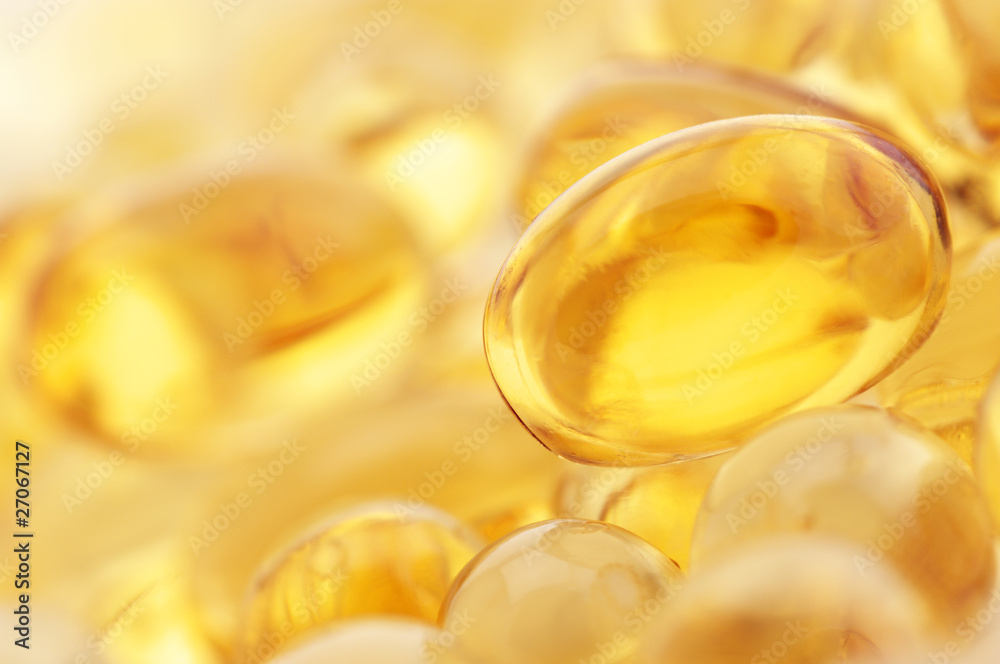 Vitamin and fish oil capsules Vitamin and fish oil capsules