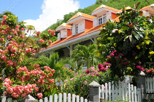 Guadeloupe, maison aux Saintes