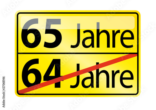 Geburtstag 65 Jahre