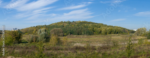 Early autumn. Panorama.