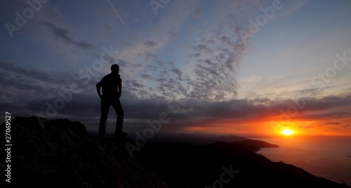 Sunset on Mount Jaizkibel, Gipuzkoa, Euskadi