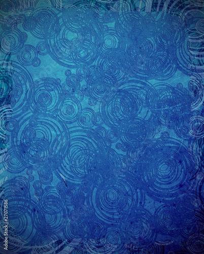 blue abstract background with circles