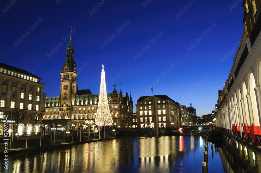 Christmas illuminations - Hamburg, Germany