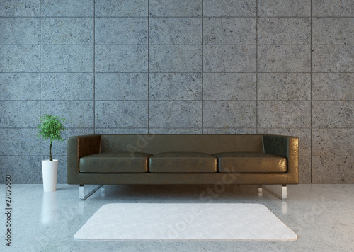 Modern urban interior