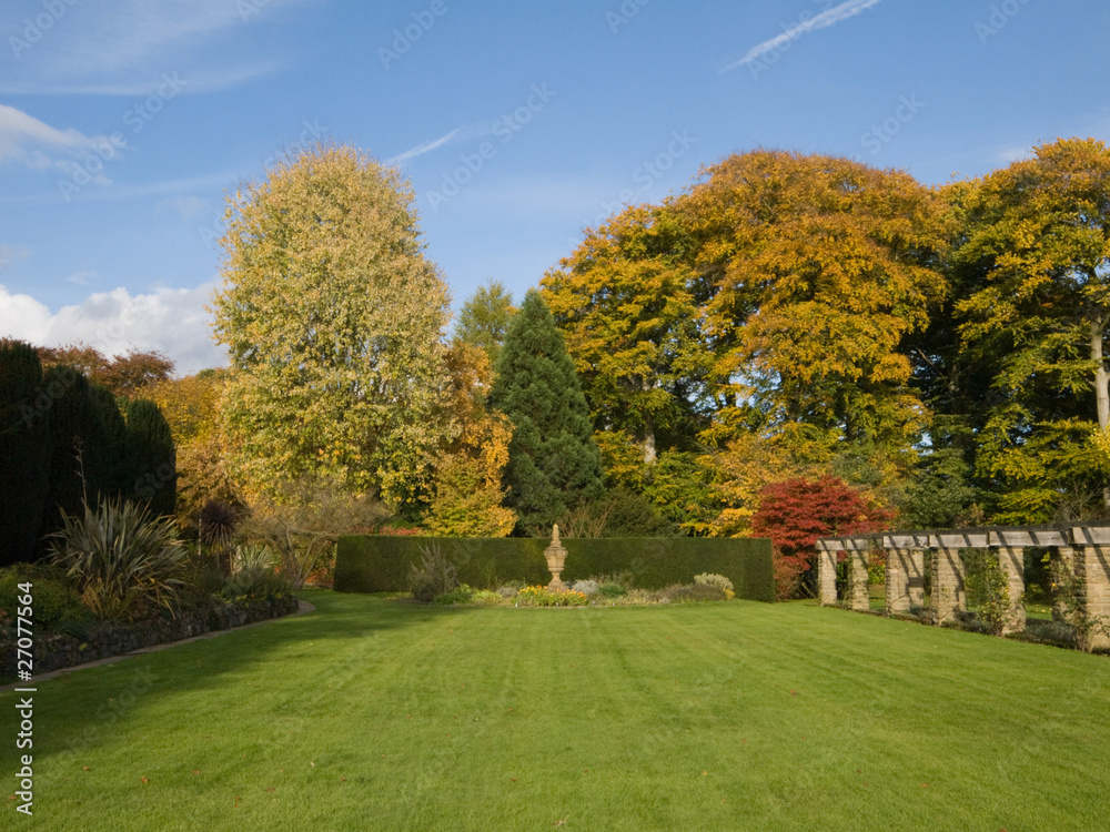 Naklejka premium Ogród angielski