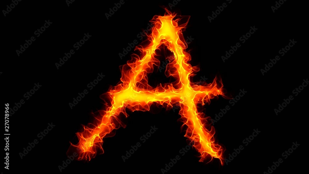 Fire letter A graffiti HD Fire letter A graffiti HD