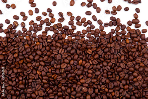 Coffee beans background