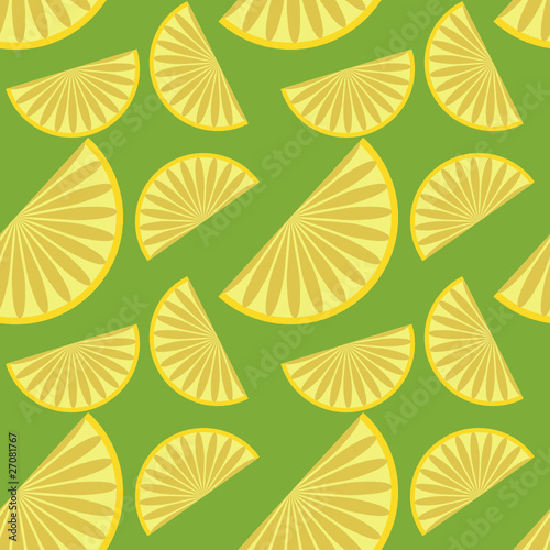 seamless background with lemons