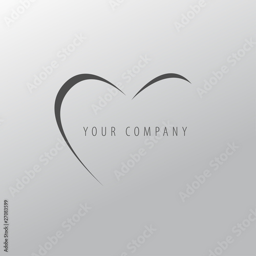 logo entreprise, logo coeur