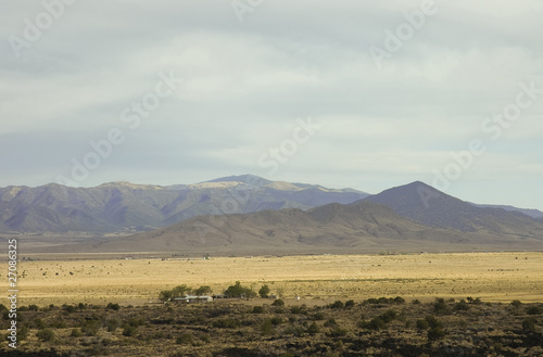 farmland in the Valley of Fires , New Mexico