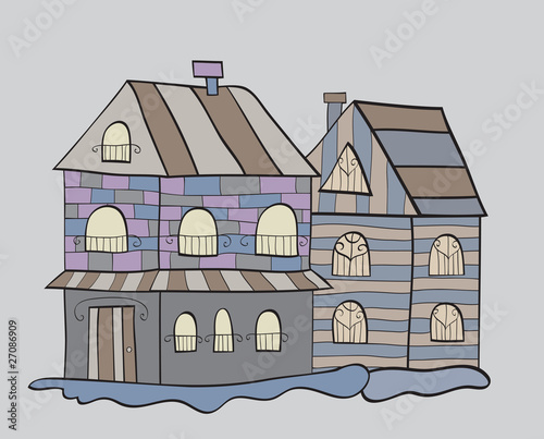 houses background