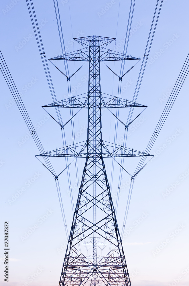 high voltage post