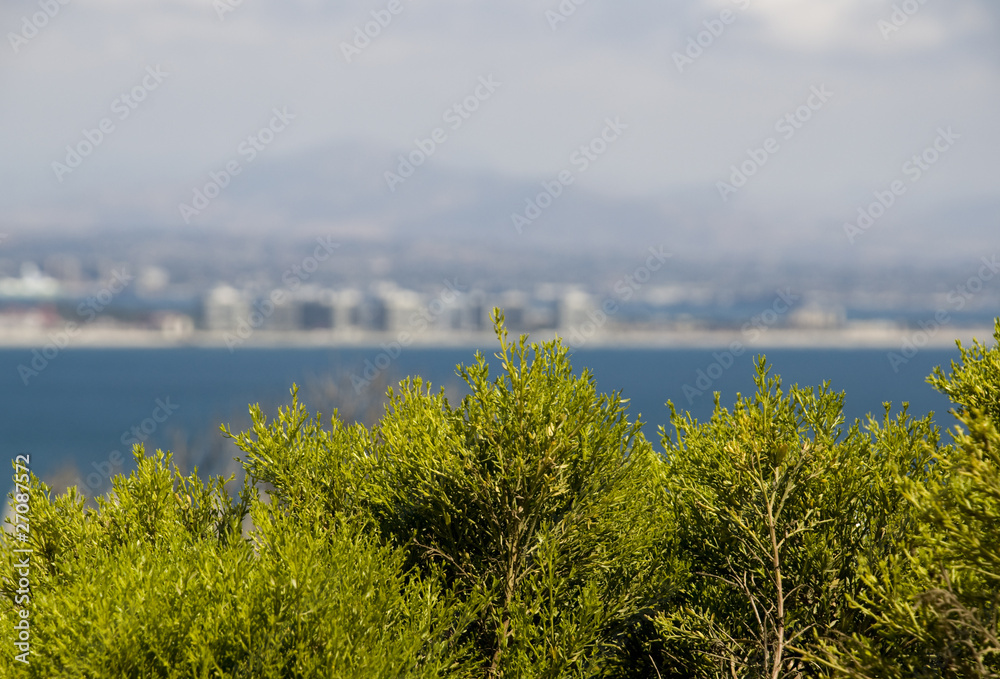 View of San Diego from Point Loma National Park.
