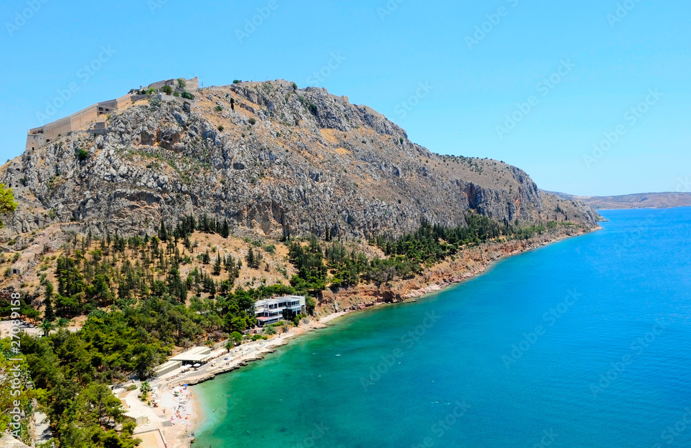 the coast of Greece
