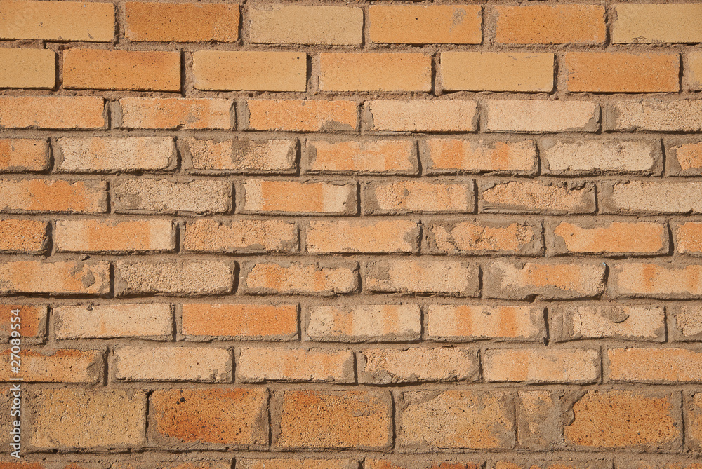 Fototapeta premium wall yellow bricks