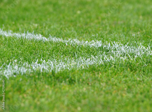 Fußball Rasen Ecke rechts - Soccer Pitch Detail
