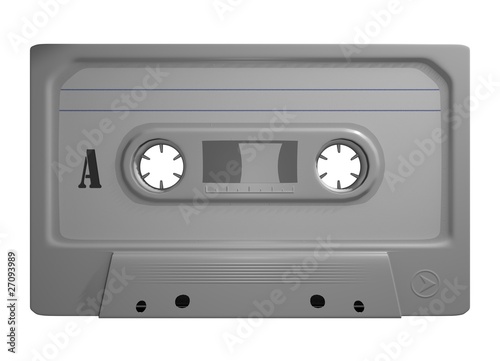 Tape Leer Cassette Freisteller White