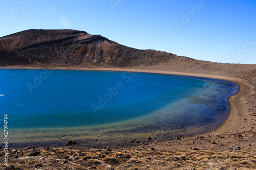 Blue Volcanic lake