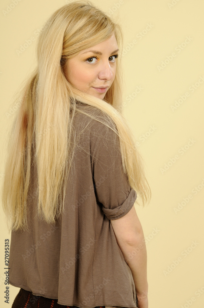 young woman smiling