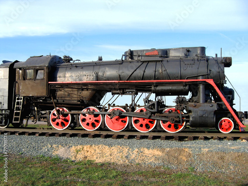 The old steam locomotive.