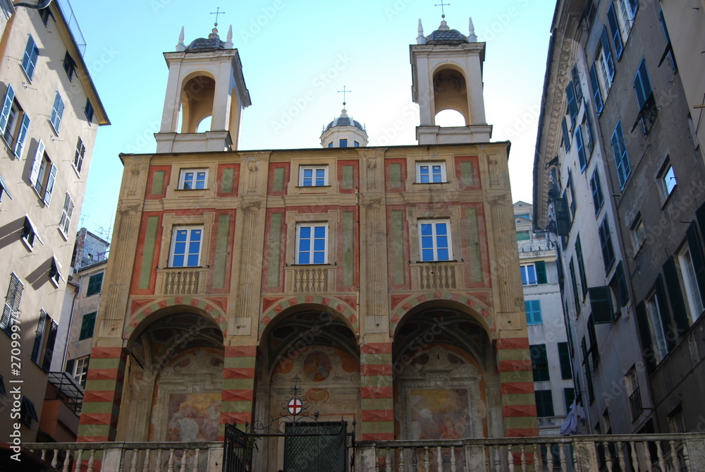 Obraz premium Genova, Piazza Banchi