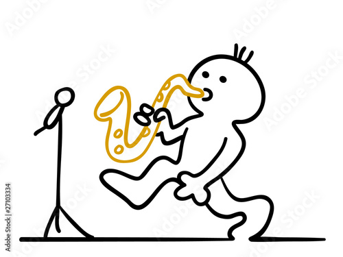 figur saxophonist