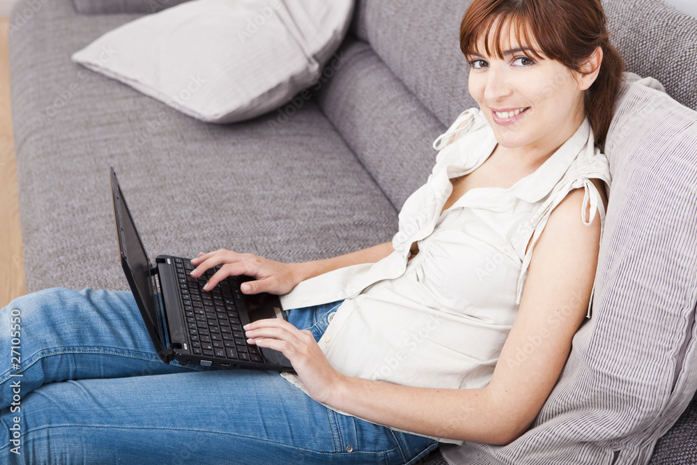 Naklejka premium Working at home