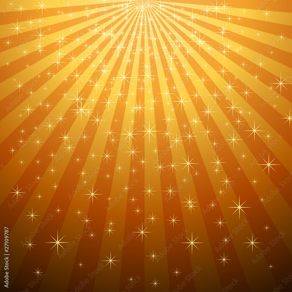 Abstract star fall vector background.