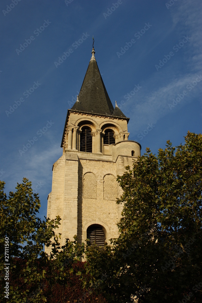 Clocher de l'église de Saint Germain des Près