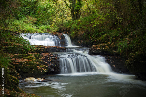 Beautiful cascades of Clare Glens - Ireland