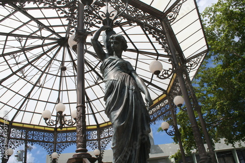 Fancy Gazebo with Female Figure Lamp at Aguada Puerto Rico