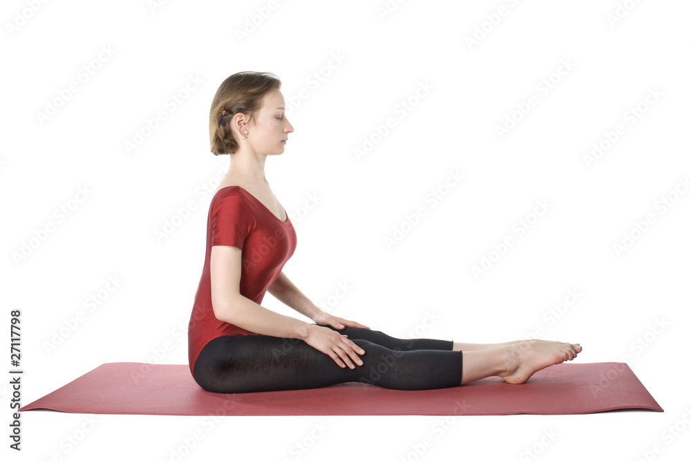 Exercising woman Exercising woman