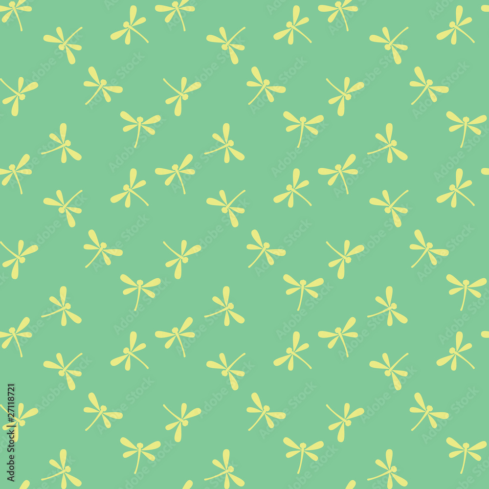 Seamless pattern with dragonflies Seamless pattern with dragonflies
