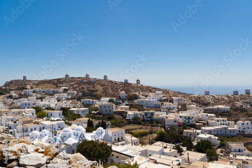Amorgos village view, Cyclades, Greece © stockbksts