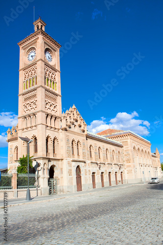 Building of train station, Toledo, Spain