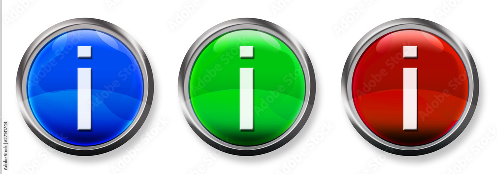 Info 3-D RBG Buttons Info 3-D RBG Buttons