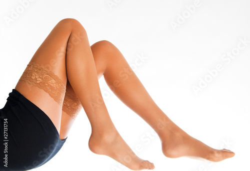 Tapety artystyczne Frau mit strümpfen