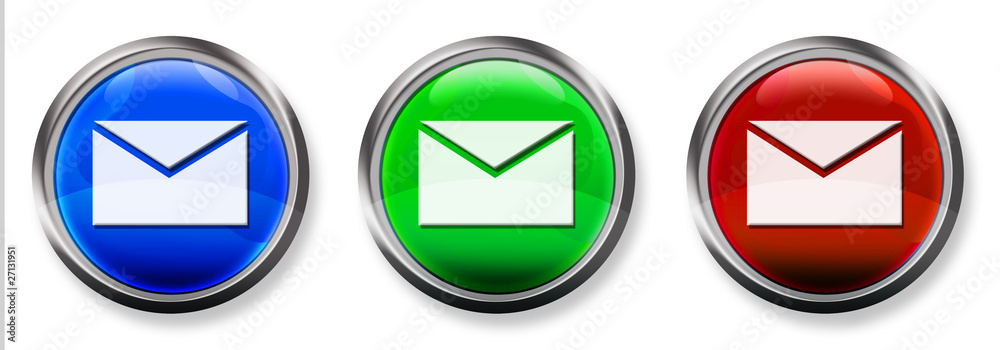 Email 3-D RBG Buttons Email 3-D RBG Buttons