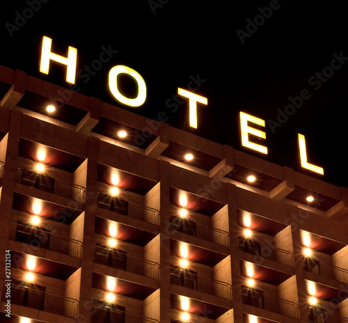 Hotel sign