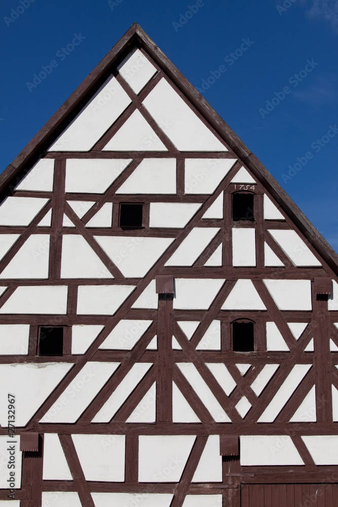 Detail eines alten Fachwerkhaus Detail eines alten Fachwerkhaus
